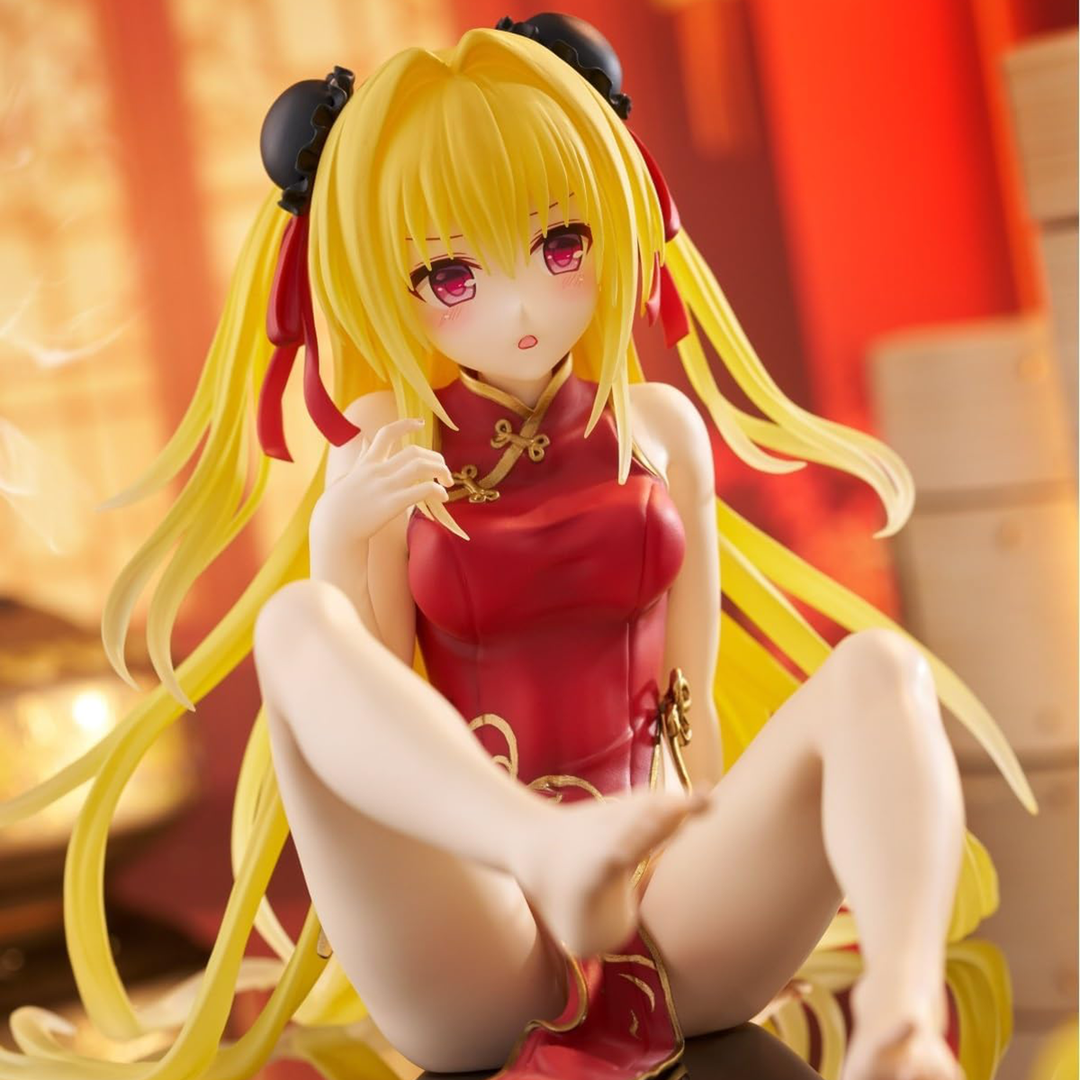 TO LOVE RU Desktop Cute Figure GOLDEN DARKNESS China Dress ver.